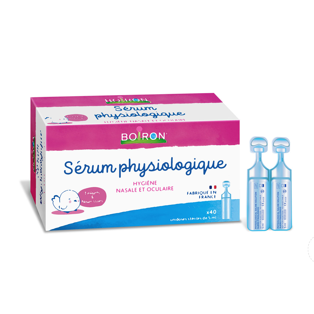 Prorhinel Serum physiologique Nourrissons, enfants et adultes 30 unidoses  de 5ml - Easypara